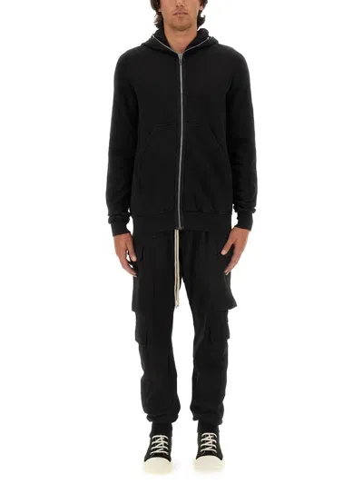 Rick Owens Drkshdw Cotton Sweatshirt In Black