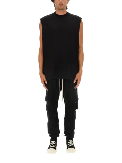 Rick Owens Drkshdw Cotton T-shirt In Black