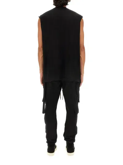 Rick Owens Drkshdw Cotton T-shirt In Black