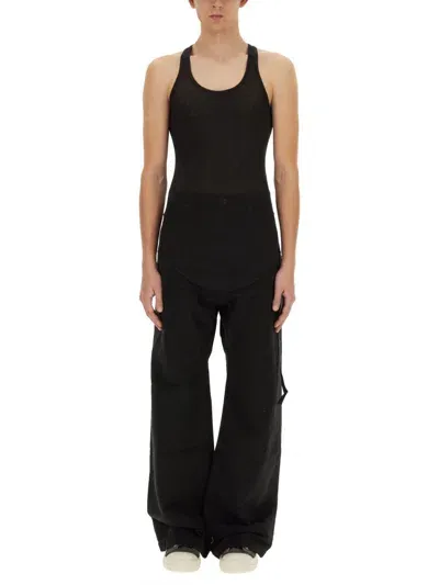 Rick Owens Drkshdw Cotton Tank Top In Schwarz