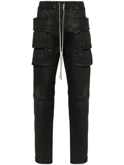 Rick Owens Drkshdw Creatch Cargo Pants In Black