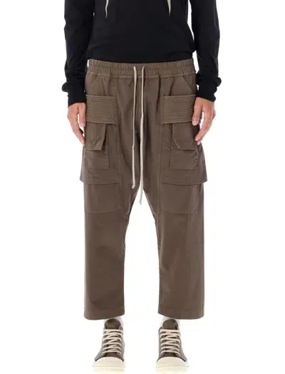 Rick Owens Drkshdw Creatch Cargo Pants In Brown