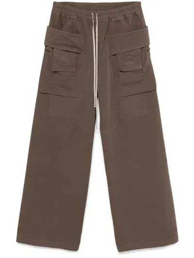 Rick Owens Drkshdw Creatch Cargo Pants In Brown