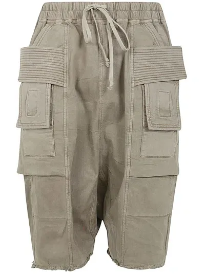 Rick Owens Drkshdw Creatch Cargo Pods Shorts Clothing In 08 Pearl