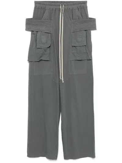 Rick Owens Drkshdw Creatch Trousers In Grey