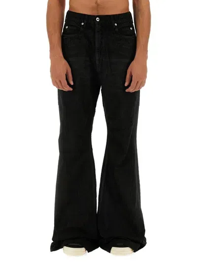 Rick Owens Drkshdw Denim Pants In Black