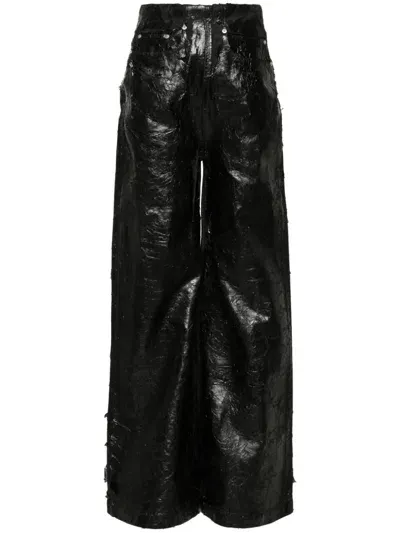 Rick Owens Drkshdw Dirt Cooper Trousers In Black