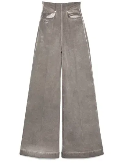 Rick Owens Drkshdw Dirt Cooper Wide-leg Jeans In Grey