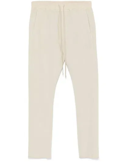 Rick Owens Drkshdw Drawstring Trousers In Neutrals