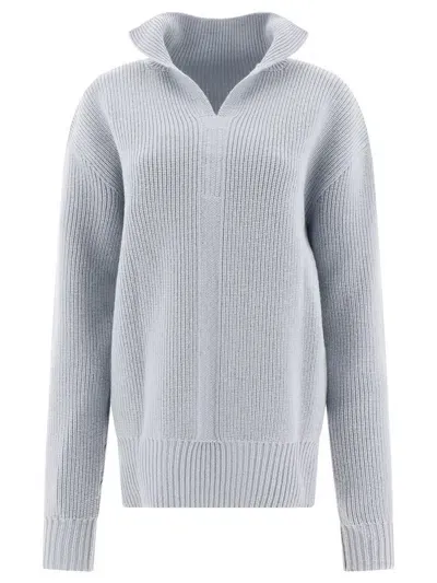 Rick Owens Drkshdw Rick Owens "fisherman Tabard" Sweater In Blue