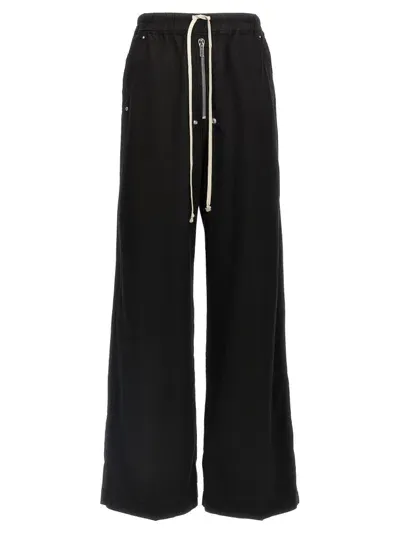 Rick Owens Drkshdw Geth Belas Drawstring Pants In Black