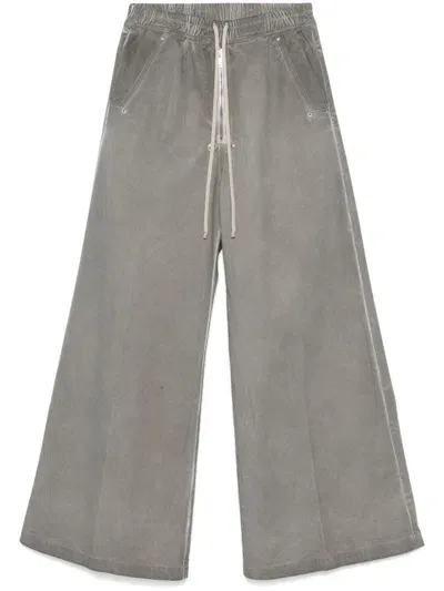 Rick Owens Drkshdw Geth Belas Jeans In Grey