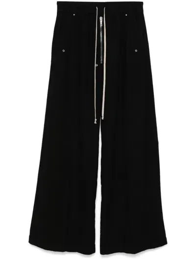 Rick Owens Drkshdw Geth Belas Wide-leg Trousers In Black