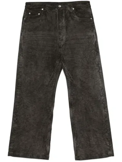 Rick Owens Drkshdw Geth Jeans In Black