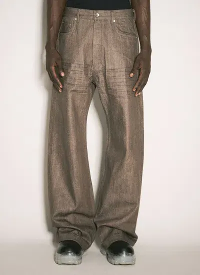 Rick Owens Drkshdw Geth Jeans In Brown