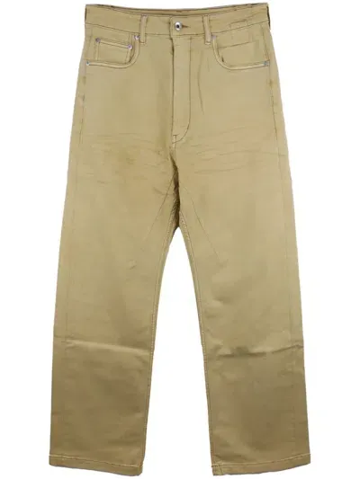 Rick Owens Drkshdw Geth Jeans In Neutrals