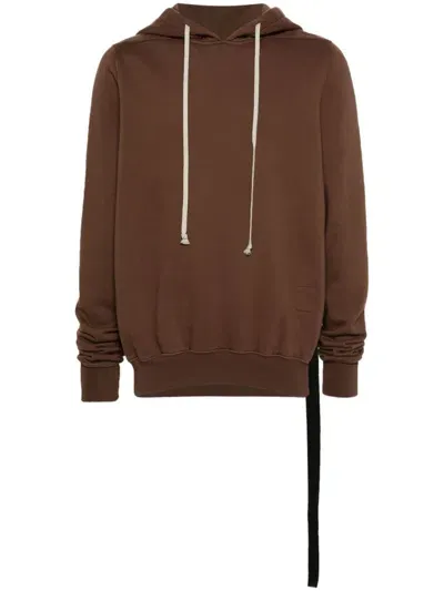 Rick Owens Drkshdw Granbury Hoodie In Brown