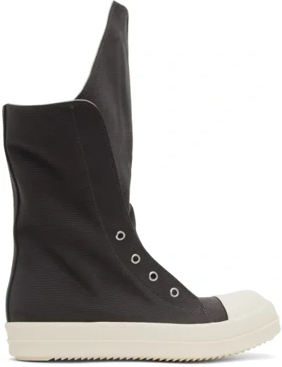 Rick Owens Drkshdw Gray Boot Sneaks Sneakers In Grey