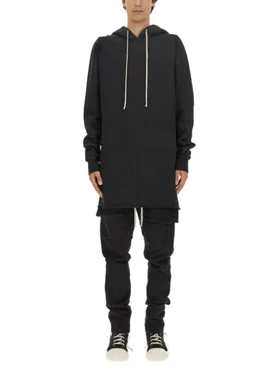 Rick Owens Drkshdw Hoodie In Black