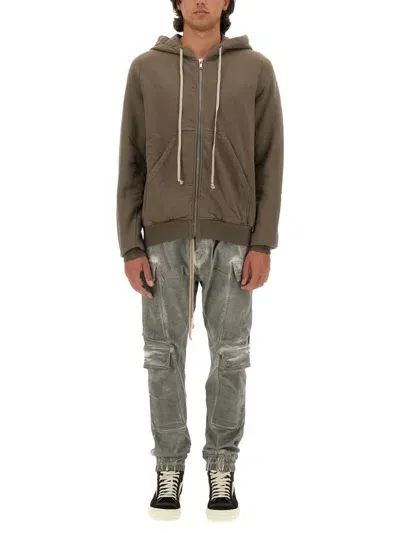 Rick Owens Drkshdw Jason S Sweatshirt In Beige