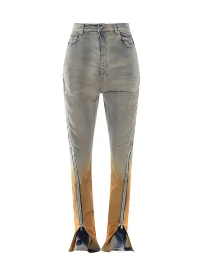 Rick Owens Drkshdw Jeans In Blue