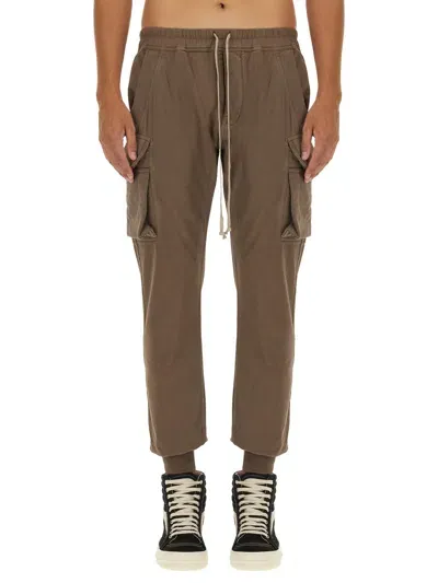 Rick Owens Drkshdw Jogging Pants In Beige