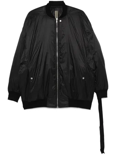 Rick Owens Drkshdw Jumbo Flight Bomber Jacket In 09 Black