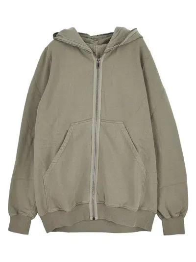 Rick Owens Drkshdw Jumbo Gimp Hoodie In Beige