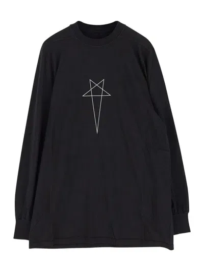 Rick Owens Drkshdw Jumbo Ls T In Grey