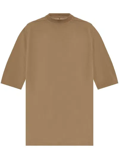 Rick Owens Drkshdw Jumbo T-shirt In Neutrals