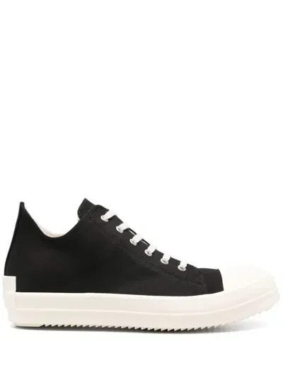 Rick Owens Drkshdw Lace-up Sneakers In Black