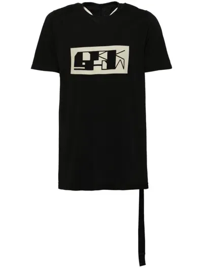 Rick Owens Drkshdw Level T-shirt In 黑色