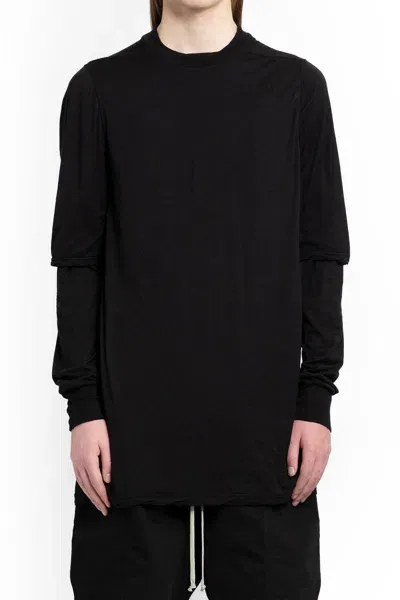 Rick Owens Drkshdw Long Sleeves In Black