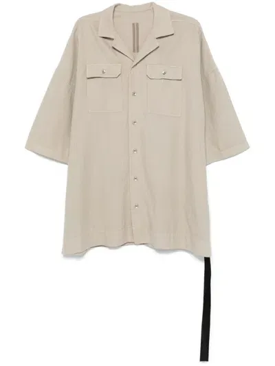 Rick Owens Drkshdw Magnum Tommy Shirt In Grey