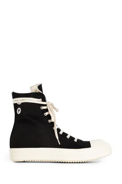 Rick Owens Drkshdw Man Black Sneakers