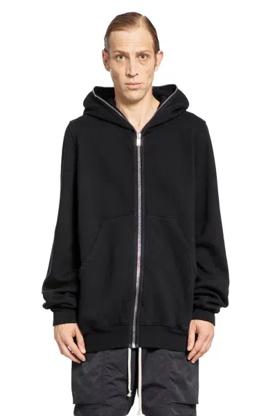 Rick Owens Drkshdw Man Black Sweatshirts