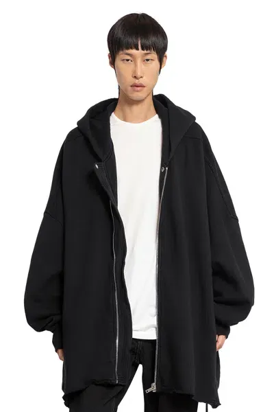 Rick Owens Drkshdw Man Black Sweatshirts