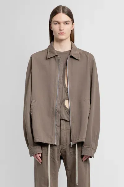 Rick Owens Drkshdw Man Grey Jackets