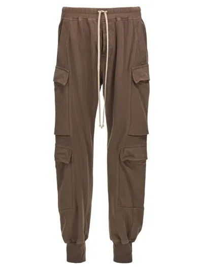 Rick Owens Drkshdw 'cargo Pocket Megacargo' Joggers In Gray