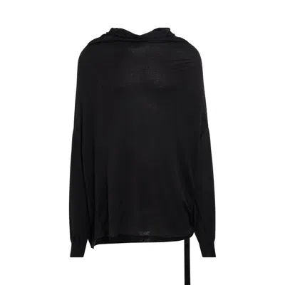 Rick Owens Drkshdw Men Shroud Sweatshirt In Black