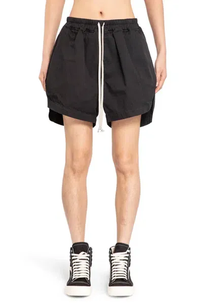 Rick Owens Drkshdw Mini Shorts In Black