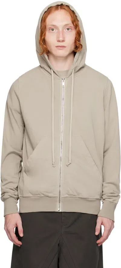 Rick Owens Drkshdw Off-white Porterville Jason Hoodie In 08 Pearl