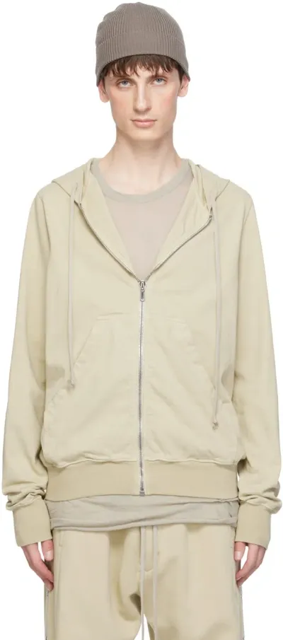 Rick Owens Drkshdw Off-white Pullover Hoodie In 08 Pearl