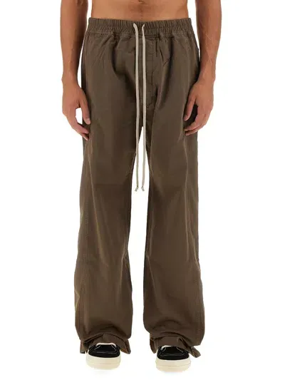 Rick Owens Drkshdw Pants Pusher In Beige