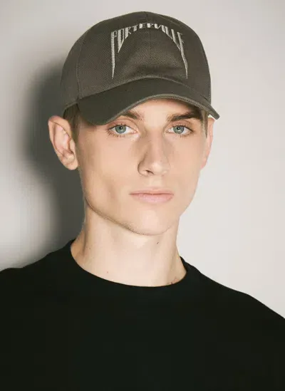 Rick Owens Drkshdw Porterville Baseball Cap In Grey