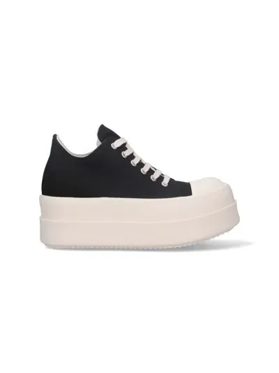 Rick Owens Drkshdw "porterville Double Bumper" Sneakers In Black  