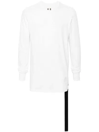 Rick Owens Drkshdw Level Ls Organic Cotton T-shirt In Neutrals