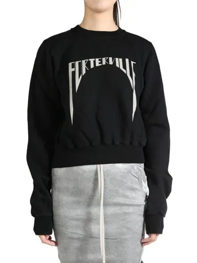 Rick Owens Drkshdw Porterville Sweatshirt In Black