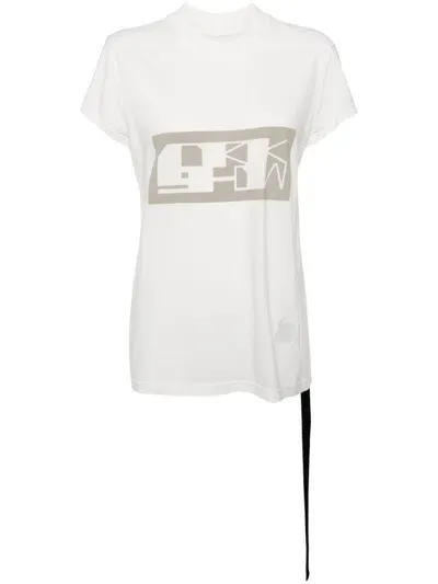 Rick Owens Drkshdw Porterville T-shirt In White