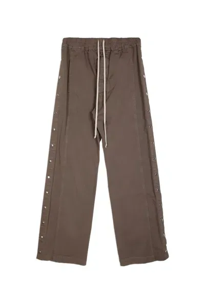 Rick Owens Drkshdw Pusher Drawstring Pants In Beige